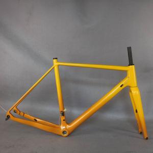 Gradient Gravel Bike For Toray Full Carbon Fiber Gravel Bike Frame GR029 Bicycle Metallic red color